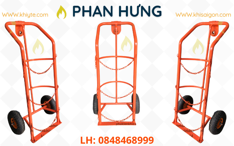 xe day binh gas cong nghiep 45kg 