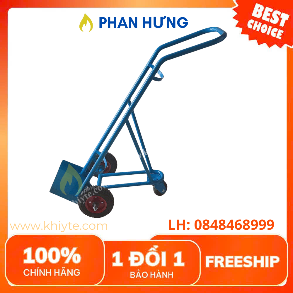 xe day binh oxy 40 lít phan hung