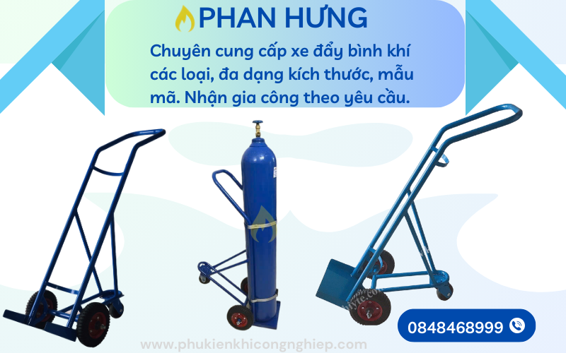xe day binh oxy 40l phan hung