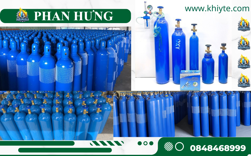 Xe Đẩy Bình Khí Oxy, Nitơ, Argon, CO2, Gió Đá (9)