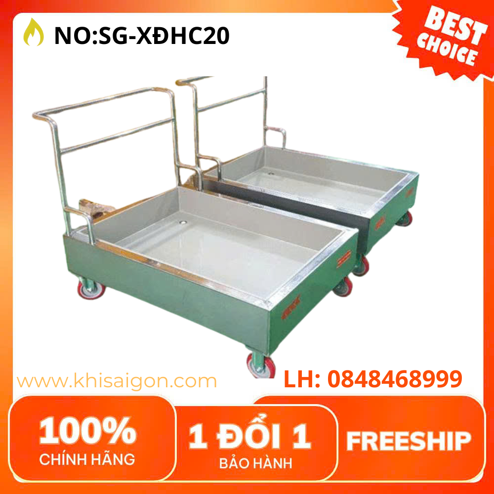 Xe Đẩy Hoá Chất – Giải Pháp Vận Chuyển An Toàn Cho Nhà Máy & Kho Xưởng