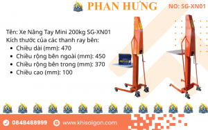 Xe Nâng Dùng Tời Quay Tay 1500mm-200kg (3)