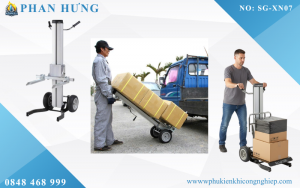 Xe Nâng Hàng Gọn Nhẹ Tời Tay 150kg (3)