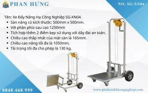 Xe Nâng Hàng Gọn Nhẹ Tời Tay 150kg (8)