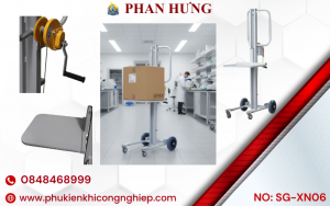 Xe Nâng Hàng Mini Cao 1-3 Mét Tời Tay (2)