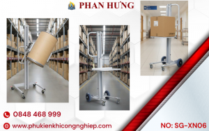 Xe Nâng Hàng Mini Cao 1-3 Mét Tời Tay (4)