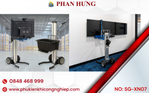 Xe Nâng Hàng Mini Cao 1-3 Mét Tời Tay (6)