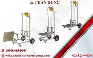 Xe Nâng Hàng Mini Cao 1-3 Mét Tời Tay (6)