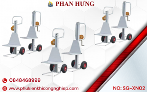 Xe Nâng Hàng Mini Cao 1-3 Mét Tời Tay (7)