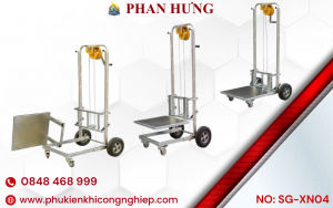 Xe Nâng Hàng Mini Cao 1-3 Mét Tời Tay (8)