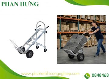 Xe Kéo Đẩy 600 Kí Giá Tốt – Xe Đẩy Đa Năng Bền Bỉ Cho Kho Xưởng