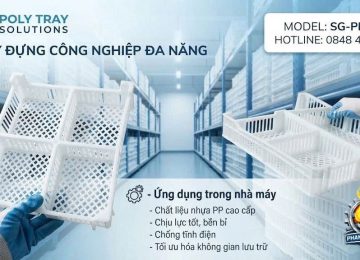 KHAY NHỰA PP SG-PP 208 – KHAY ĐỰNG LINH KIỆN ĐIỆN TỬ, LINH KIỆN NHỰA VÀ CAO SU